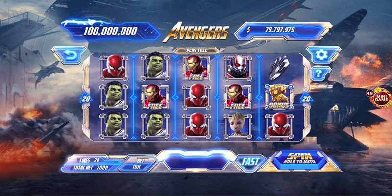 Bỏ túi kinh nghiệm chơi nổ hũ Avengers chắc thắng