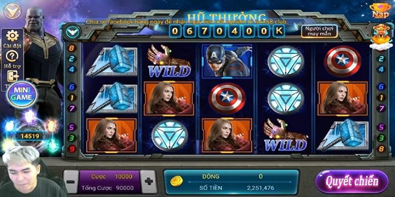 Nổ hũ avengers - Siêu phẩm slots game hot nhất mùa hè 2024