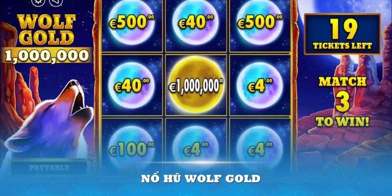 Nổ hũ Wolf Gold – Trúng đậm cùng các tính năng bonus mới