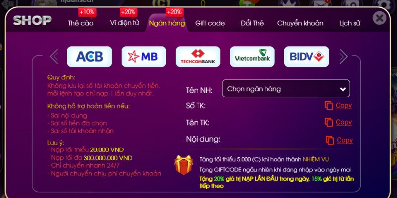 Hướng dẫn trải nghiệm game bài tại Choáng Club