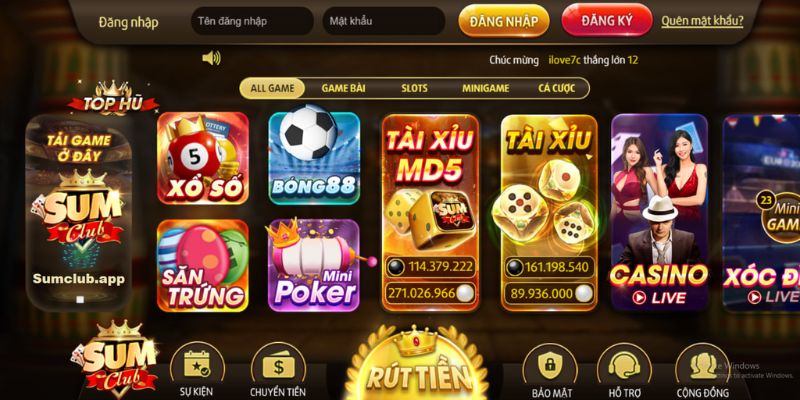 Vô vàn ưu điểm nổi bật khi chơi game tại Sum Club